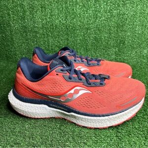 Saucony Triumph 19 Womens Size 9.5 ‎ S10678-16 Orange Running Shoes *See Pics*